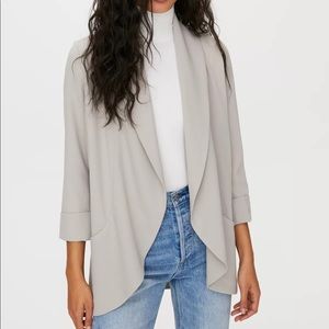 Aritzia Women's Solid Open Front Wilfred Chevalier Jacket